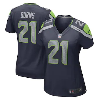 womens nike artie burns college navy seattle seahawks game 